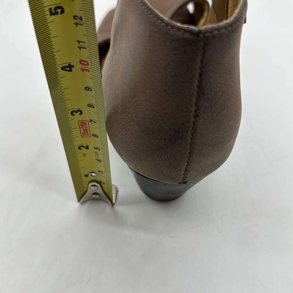 Natural Soul Brown Heels Sz 8.5 MCH6358 - Picture 6 of 7